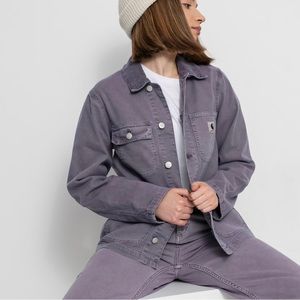 Carhartt WIP Michigan Coat Jacket Purple Razzmic Small